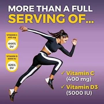 Viva Naturals Elderberry with Zinc, Vitamin C & D