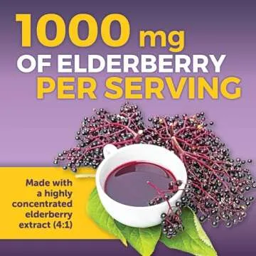Viva Naturals Elderberry with Zinc, Vitamin C & D