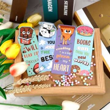 36 PCS Bookmark, Bookmarks for Kids, Book Marks for Reading, Bookmarks for Book Lovers, Book Marks for Reading Kids, Cute Bookmarks, Kids Bookmarks, Easter Gifts for Kids Girls Teens 3-5-6-8-12