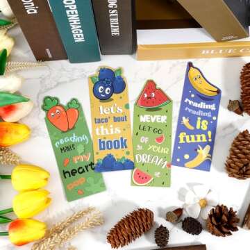 36 PCS Bookmark, Bookmarks for Kids, Book Marks for Reading, Bookmarks for Book Lovers, Book Marks for Reading Kids, Cute Bookmarks, Kids Bookmarks, Easter Gifts for Kids Girls Teens 3-5-6-8-12