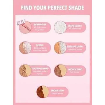 SHEGLAM Insta-Ready Face & Under Eye Setting Powder Duo-Bubblegum 2 In 1 Pink Brightening Oil Contro...
