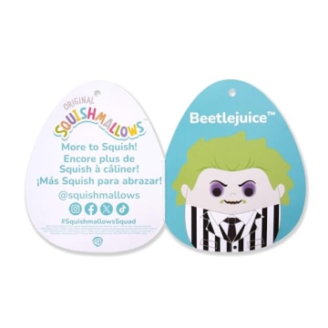 Beetlejuice 10-Inch Squishmallows Plush Official Collectible