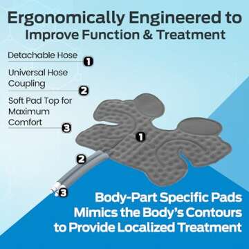 Ossur Cold Rush Compact Therapy Machine for Knee Recovery