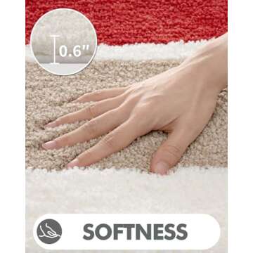 LUMI Cute Washable Rug for Children and Home Decor