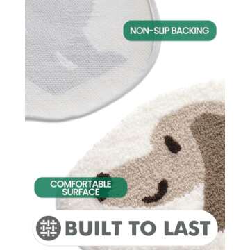 LUMI Cute Washable Rug for Children and Home Decor