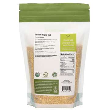 Banyan Botanicals Organic Yellow Mung Dal 1.65 lbs – Premium Split Moong Dal for Healthy Living