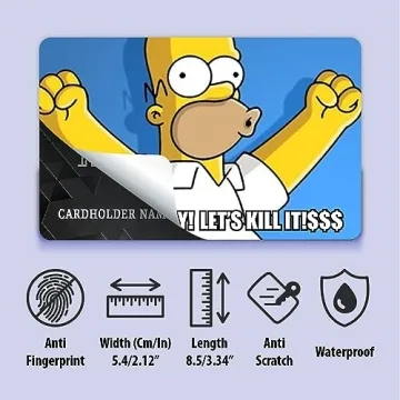 Funny Debit Card Stickers Set — Durable, Unique Designs, Great Gift!