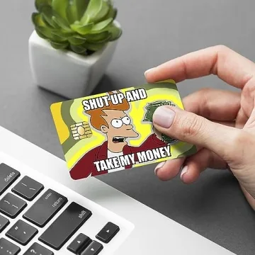 Funny Debit Card Stickers Set — Durable, Unique Designs, Great Gift!