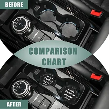 Bling Rhinestone Car Coasters for All Vehicle Cup Holders