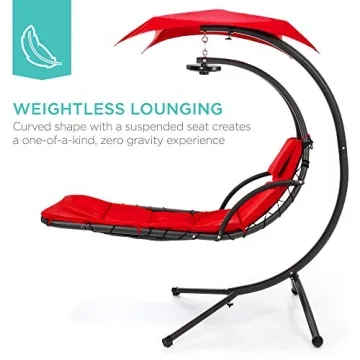 Hanging LED Lounge Chair for Outdoor Relaxation and Style