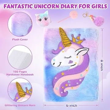 Unicorn Plush Gifts Set for Girls Aged 5-12