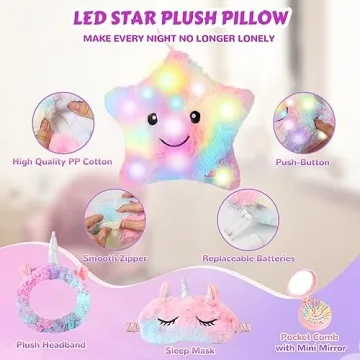 Unicorn Plush Gifts Set for Girls Aged 5-12