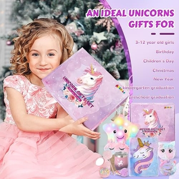 Unicorn Plush Gifts Set for Girls Aged 5-12