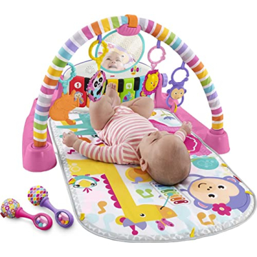 Fisher-Price Deluxe Kick & Play Piano Gym & Maracas Gift Set