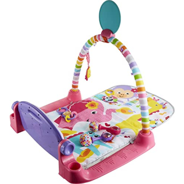 Fisher-Price Deluxe Kick & Play Piano Gym & Maracas Gift Set