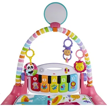 Fisher-Price Deluxe Kick & Play Piano Gym & Maracas Gift Set