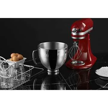 5QT Stainless Steel Bowl for KitchenAid Mixers - Durable & Stylish