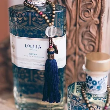 Lollia Dream Bubble Bath, 24 fl. oz. – White Tea & Honeysuckle Scent – Soothing & Moisture-Rich Bubble Bath, Hydrating Ingredients, Scented Bubble Bath for Women