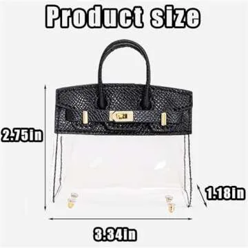 GTZTYZ Mini Handbag Car Keychain for Women - Stylish & Cute