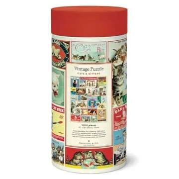 Cavallini 1000 Piece Puzzle Cats Kittens