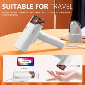 Travel Garment Steamer: Compact Handheld Iron for Clothes