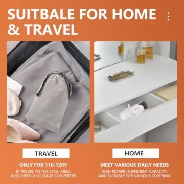 Travel Garment Steamer: Compact Handheld Iron for Clothes