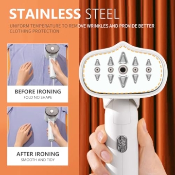 Travel Garment Steamer: Compact Handheld Iron for Clothes