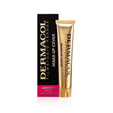 Dermacol - Full Coverage Foundation, Liquid Makeup Matte Foundation with SPF 30, Waterproof Foundati...