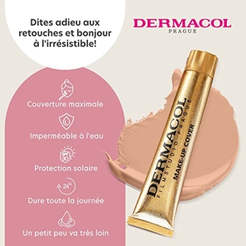 Dermacol Full Coverage Liquid Foundation for Flawless Skin