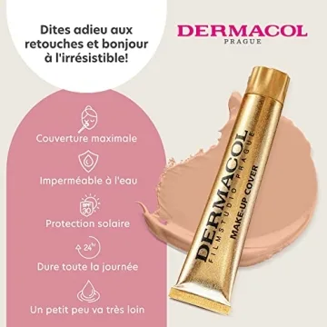 Dermacol Full Coverage Liquid Foundation for Flawless Skin