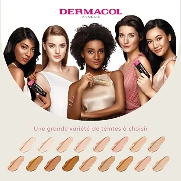 Dermacol Full Coverage Liquid Foundation for Flawless Skin