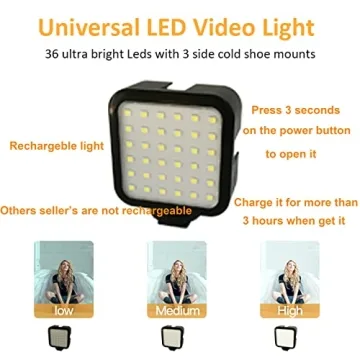 Smartphone Video Kit with Tripod and Microphone for Vlogging