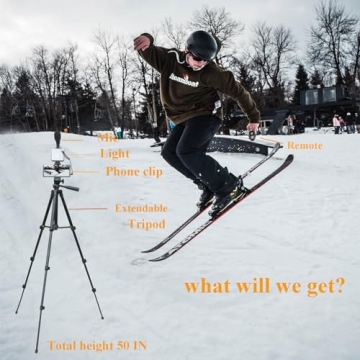 Smartphone Video Kit with Tripod and Microphone for Vlogging