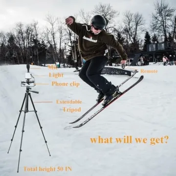 Smartphone Video Kit with Tripod and Microphone for Vlogging