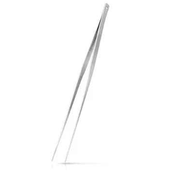 Navaris Stainless Steel Kitchen Tweezers - Extra Long 15" Cooking Tool for Precision Handling