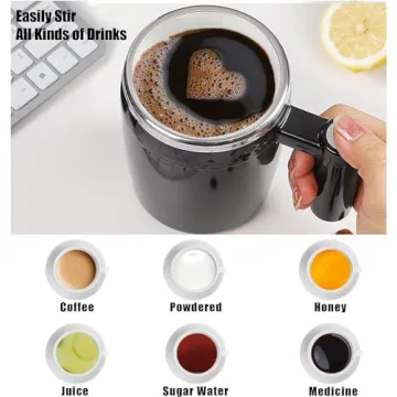 FCSWEET Self Stirring Mug - Rechargeable Automatic Mixer