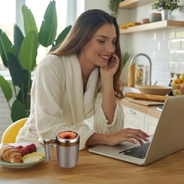 FCSWEET Self Stirring Mug - Rechargeable Automatic Mixer