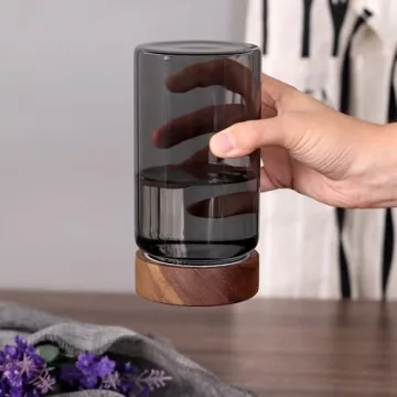 SAIOOL Airtight Kitchen Jars, 580ml Storage Set of 2