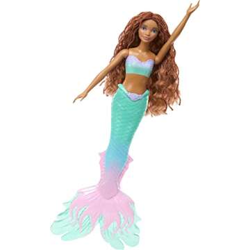 Mattel Disney The Little Mermaid Sing & Dream Ariel Fashion Doll with Signature Tail, Toys Inspired by the Movie