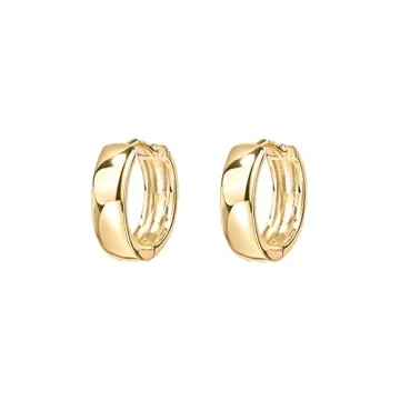 PAVOI 14K Gold Plated Small Hoop Earrings for Women