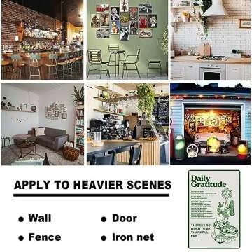 Fmcmly Daily Gratitude Inspirational Metal Tin Sign