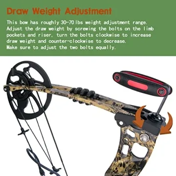 WUXLISTY Compound Bow Set for Beginners and Adults