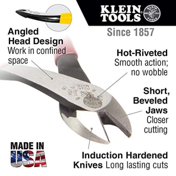 Klein Tools J2000-48 Heavy-Duty Pliers with Angled Head