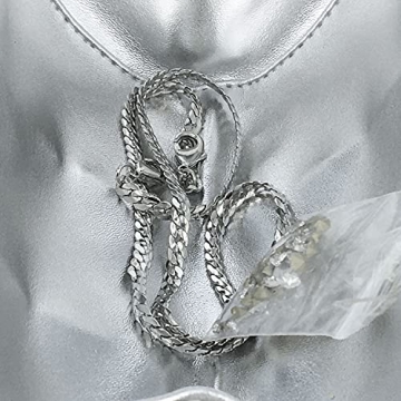 Boutique De FGG Silver Crystal Clutch for Weddings