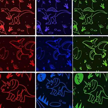 DQMOON Night Light for Kids,Dino and Car 2 in 1 Kids Night Light Projector 360° Rotating, Dinosaur Toys for Kids Bedroom Decor Christmas Birthday Boys Gifts