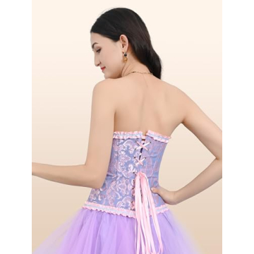 Zhitunemi Blue Corsets for Women - Plus Size Renaissance Costumes