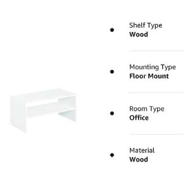 ClosetMaid 8993 Stackable 24-Inch Wide Horizontal Organizer, White