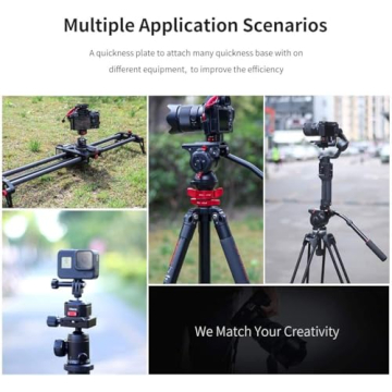 ULANZI Claw Quick Release Plate for Cameras and Tripods