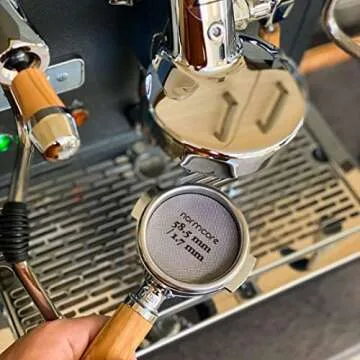 Normcore 58.5mm Puck Screen - Lower Shower Screen - Metal Coffee Reusable Filter for Espresso Portafilter Filter Basket 58mm - 1.7mm Thickness 150μm - 316 Stainless Steel