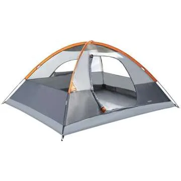 Amazon Basics 4-Person Dome Camping Tent 3-Season Outdoor Gear